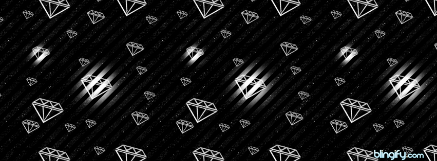 Black And White Diamonds facebook cover
