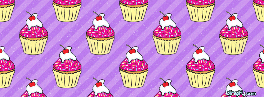 Purple Cupcake facebook cover