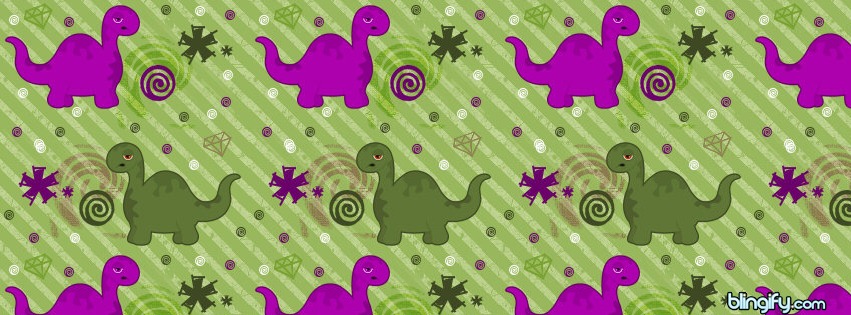 Cute Dinosaur facebook cover