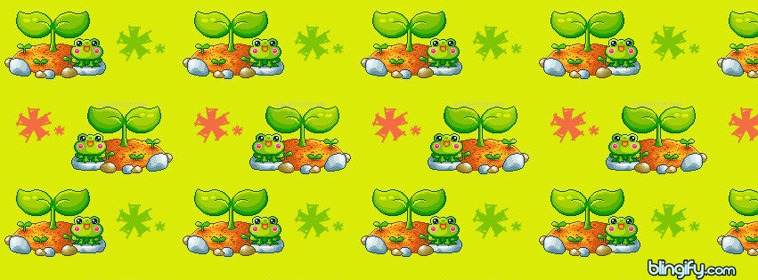 Cute Frog facebook cover
