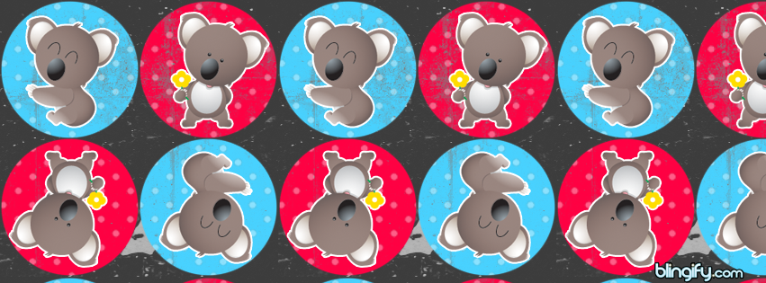 Cute Koala facebook cover