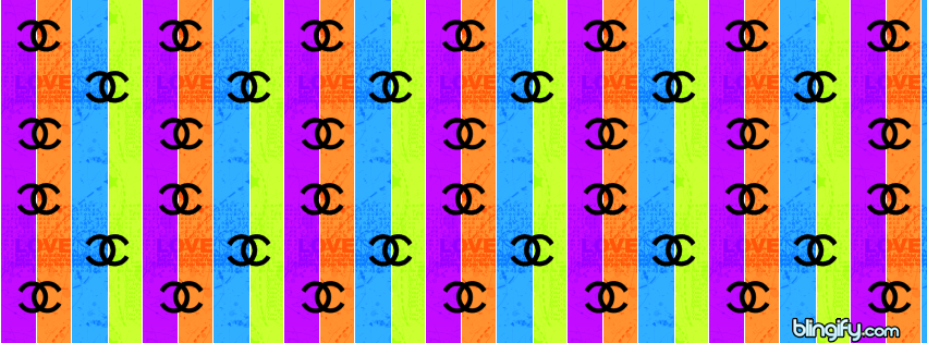 Chanel Stripes facebook cover