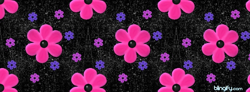 Hot Pinkflowers facebook cover