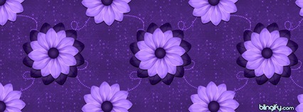 Purple Scrap Flowers