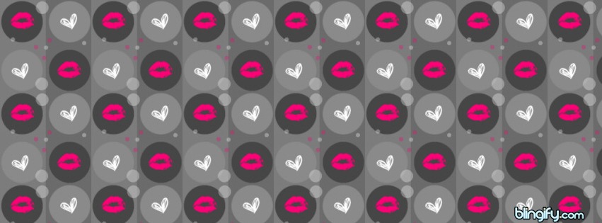 Kisses And Hearts facebook cover