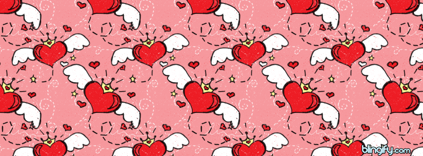 Love Hearts facebook cover