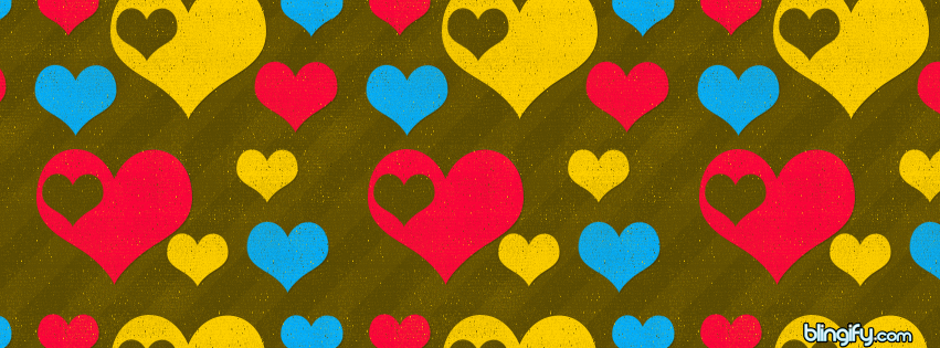 Love Hearts facebook cover