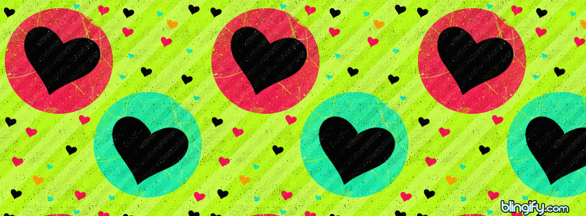 Love Hearts  facebook cover