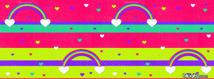Rainbow  facebook cover