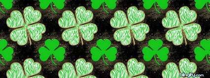 Zebra Print Shamrock