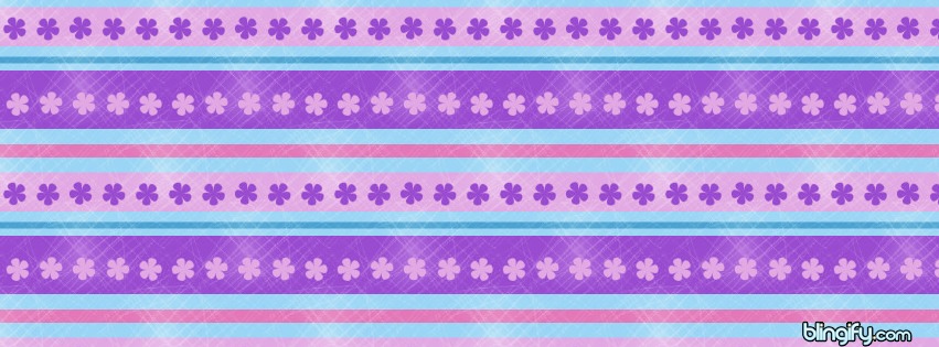 Flower Stripes facebook cover