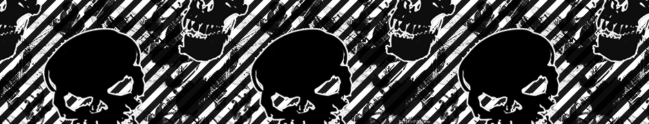 Black And White Skull  google plus cover
