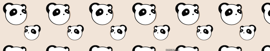 Cute Panda google plus cover