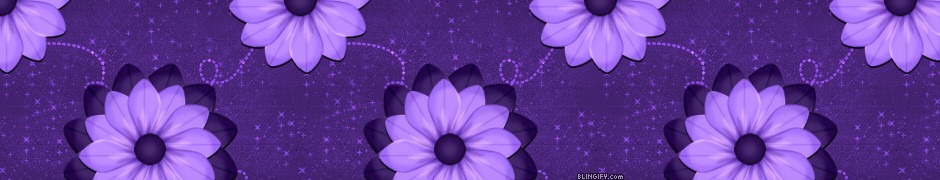 Purple Scrap Flowers google plus cover