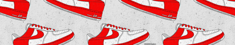 Red Nike Air Force google plus cover
