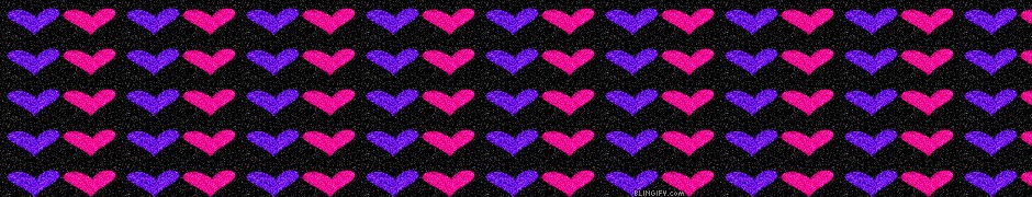 Purple And Pink Hearts google plus cover
