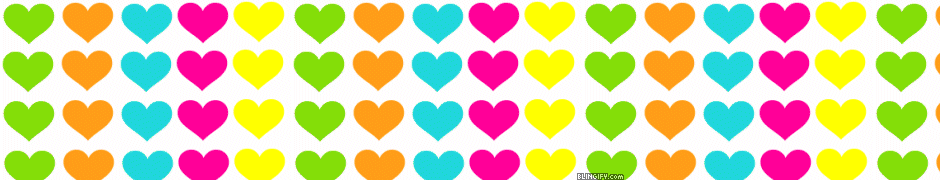 Rainbow Hearts google plus cover