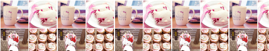 Hello Kitty Icons google plus cover