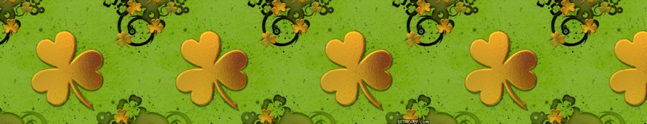 Gold Shamrock google plus cover Gold Shamrock google plus cover
