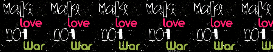 Make Love Not War google plus cover