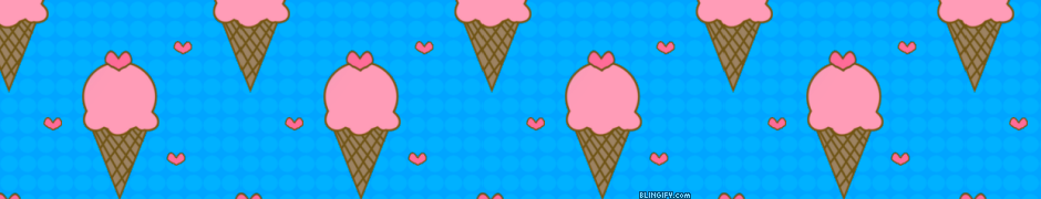 Cute Ice Cream google plus cover
